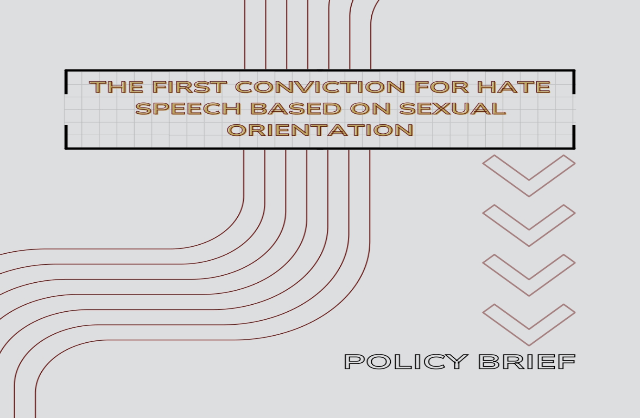 The first conviction for hate speech  based on sexual orientation